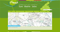 Desktop Screenshot of cc-euremadrieseine.fr